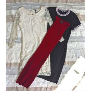 BUNDLE OF 3 XS BODYCON DRESSES